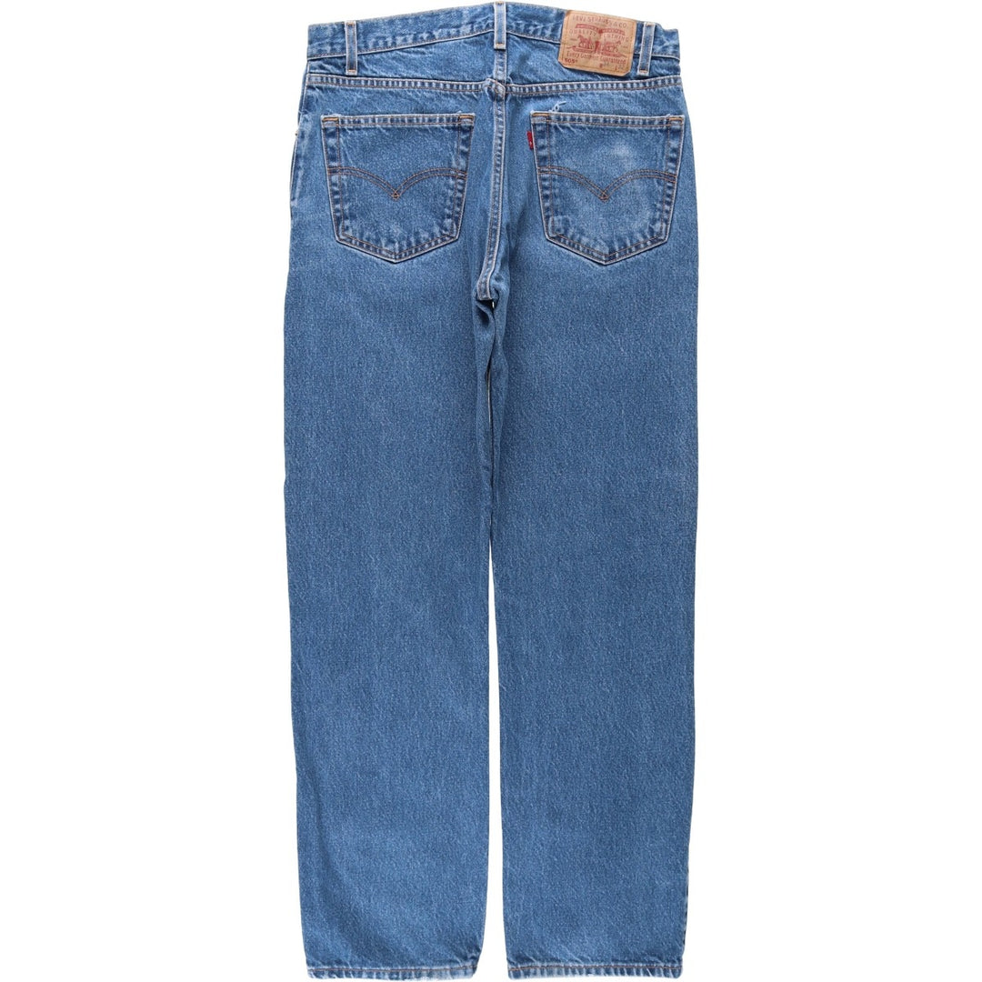 90'S Levi's 00505-0216 Regular Fit Straight Leg Tapered Denim Pants, Men's Size W33 (approx.), Vintage cotton blue type Vintage Second Hand