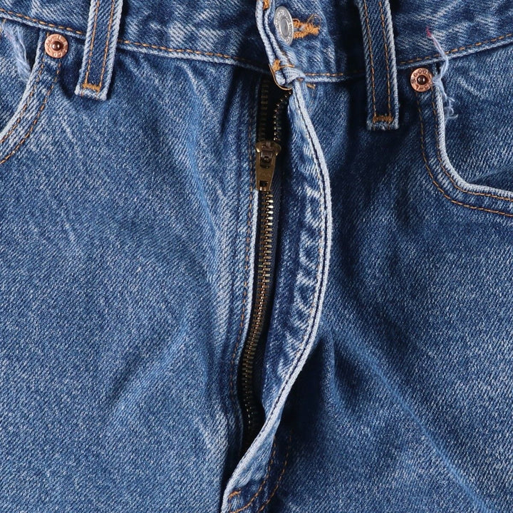 90'S Levi's 00505-0216 Regular Fit Straight Leg Tapered Denim Pants, Men's Size W33 (approx.), Vintage cotton blue type Vintage Second Hand