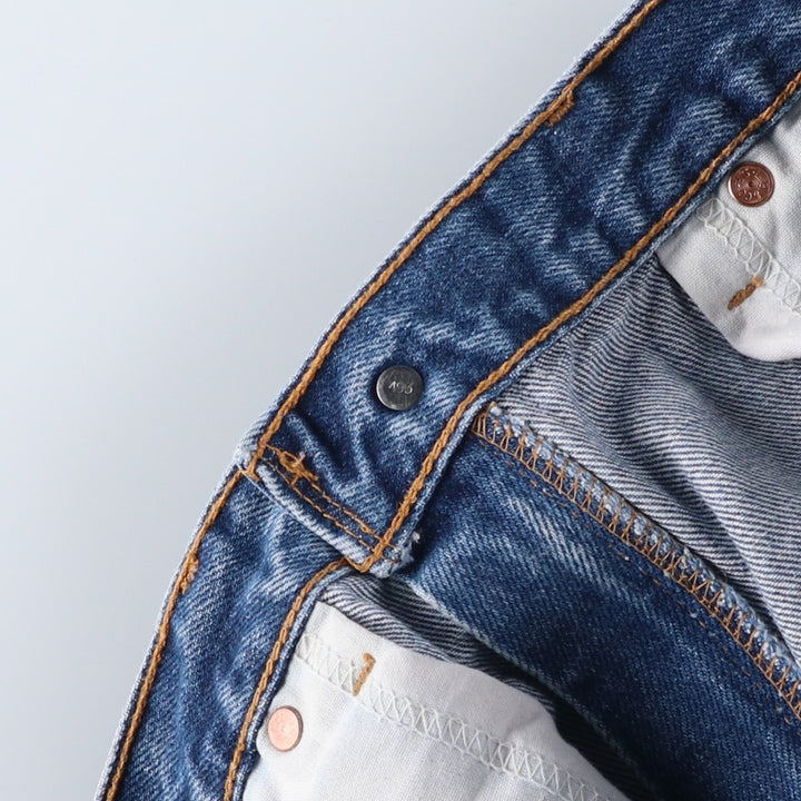 90'S Levi's 00505-0216 Regular Fit Straight Leg Tapered Denim Pants, Men's Size W33 (approx.), Vintage cotton blue type Vintage Second Hand