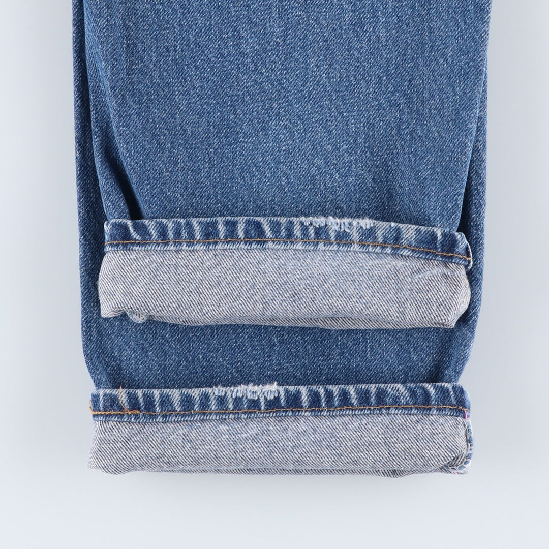 90'S Levi's 00505-0216 Regular Fit Straight Leg Tapered Denim Pants, Men's Size W33 (approx.), Vintage cotton blue type Vintage Second Hand