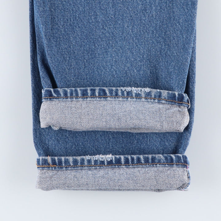 90'S Levi's 00505-0216 Regular Fit Straight Leg Tapered Denim Pants, Men's Size W33 (approx.), Vintage cotton blue type Vintage Second Hand