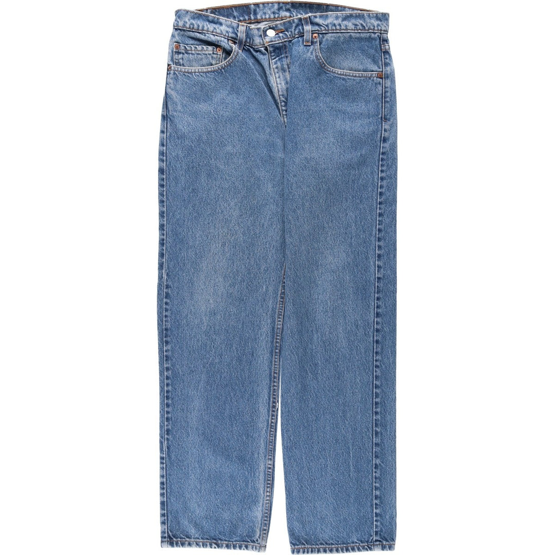 90'S Levi's 00505-0216 Regular Fit Straight Leg Tapered Denim Pants, Men's, Size 34 (Vintage) cotton blue type Vintage Second Hand