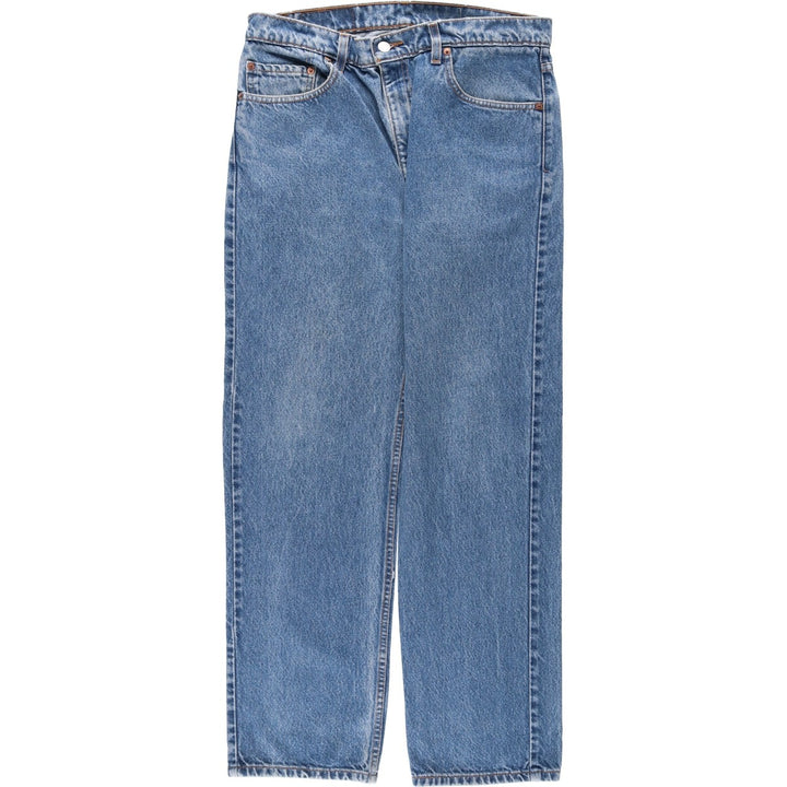 90'S Levi's 00505-0216 Regular Fit Straight Leg Tapered Denim Pants, Men's, Size 34 (Vintage) cotton blue type Vintage Second Hand