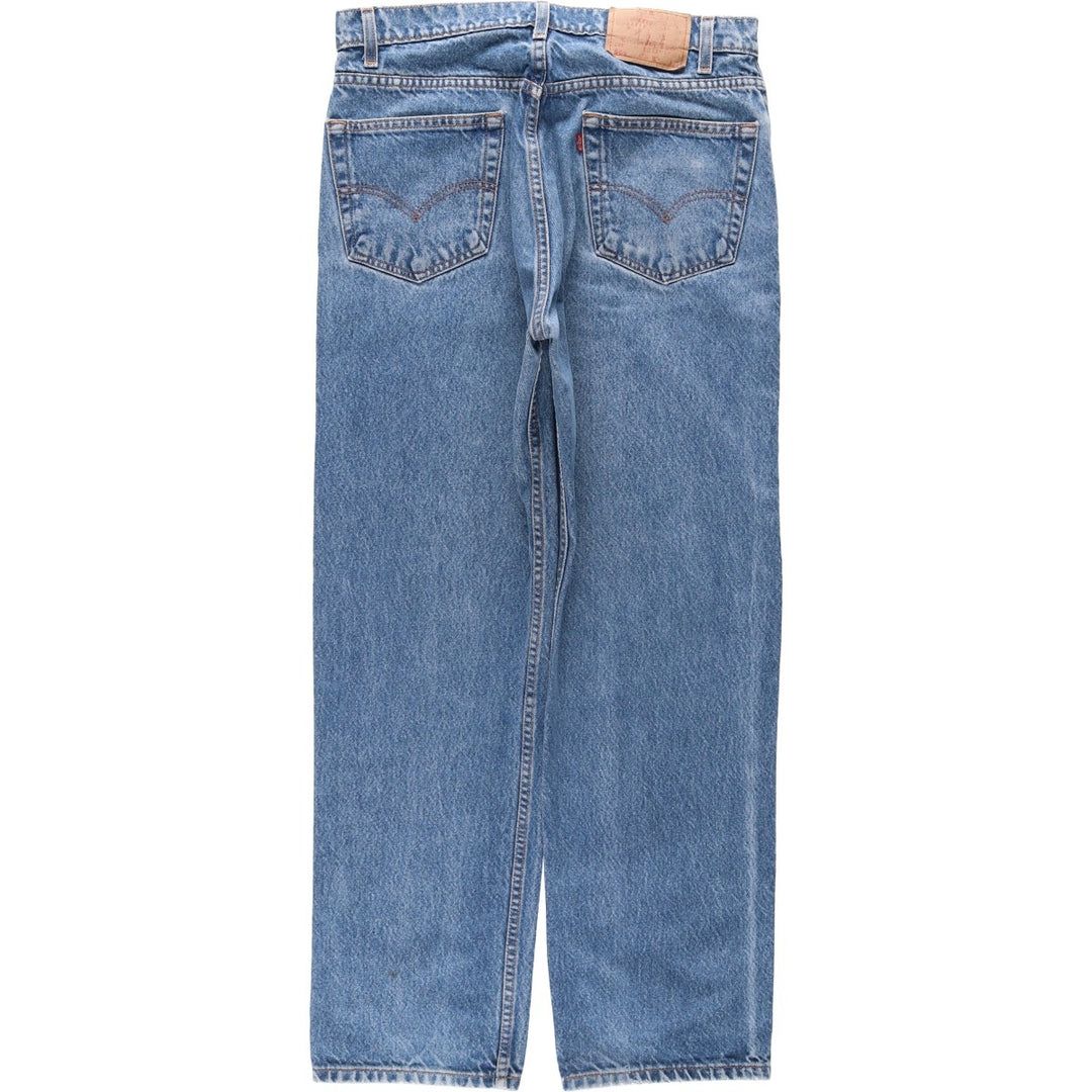 90'S Levi's 00505-0216 Regular Fit Straight Leg Tapered Denim Pants, Men's, Size 34 (Vintage) cotton blue type Vintage Second Hand