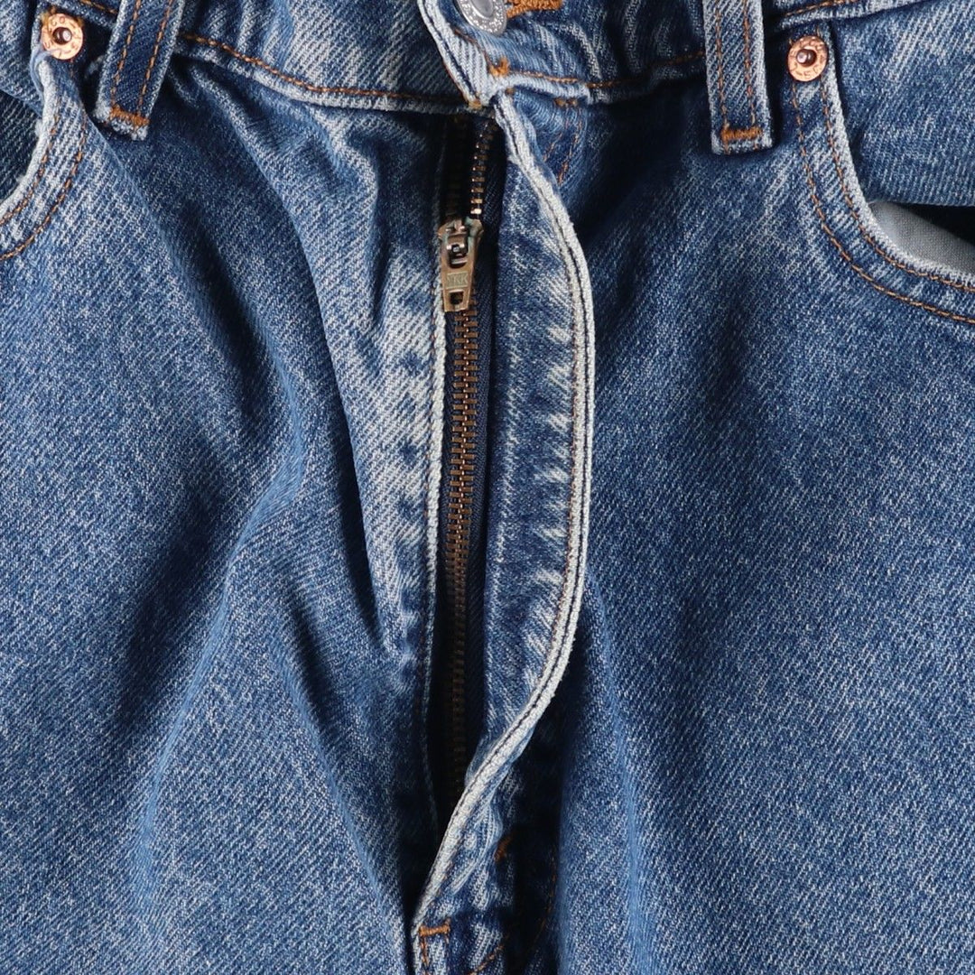 90'S Levi's 00505-0216 Regular Fit Straight Leg Tapered Denim Pants, Men's, Size 34 (Vintage) cotton blue type Vintage Second Hand