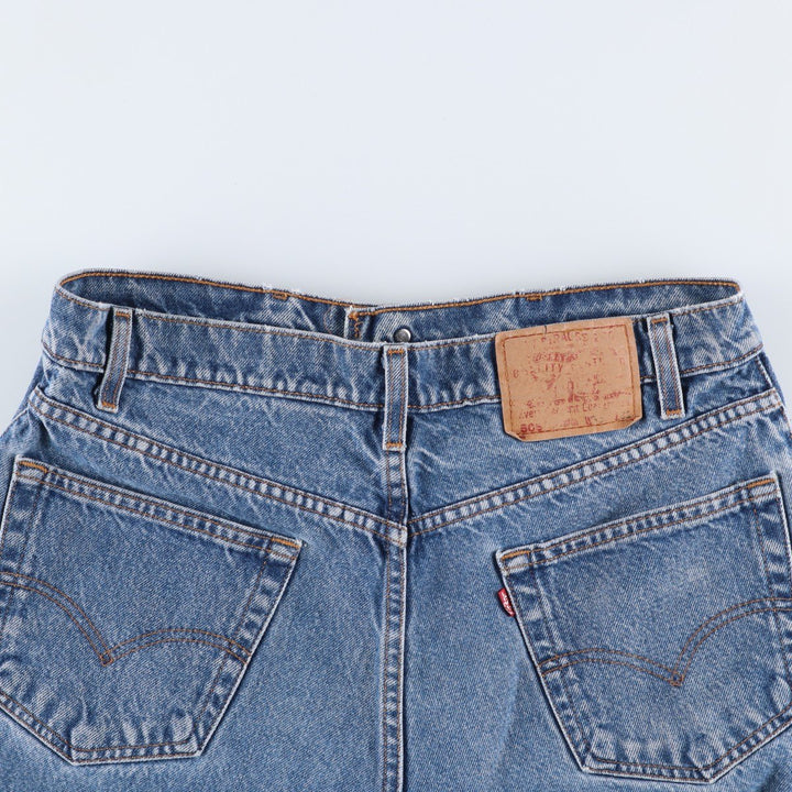 90'S Levi's 00505-0216 Regular Fit Straight Leg Tapered Denim Pants, Men's, Size 34 (Vintage) cotton blue type Vintage Second Hand