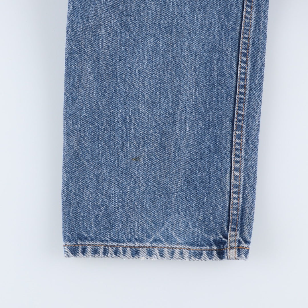 90'S Levi's 00505-0216 Regular Fit Straight Leg Tapered Denim Pants, Men's, Size 34 (Vintage) cotton blue type Vintage Second Hand