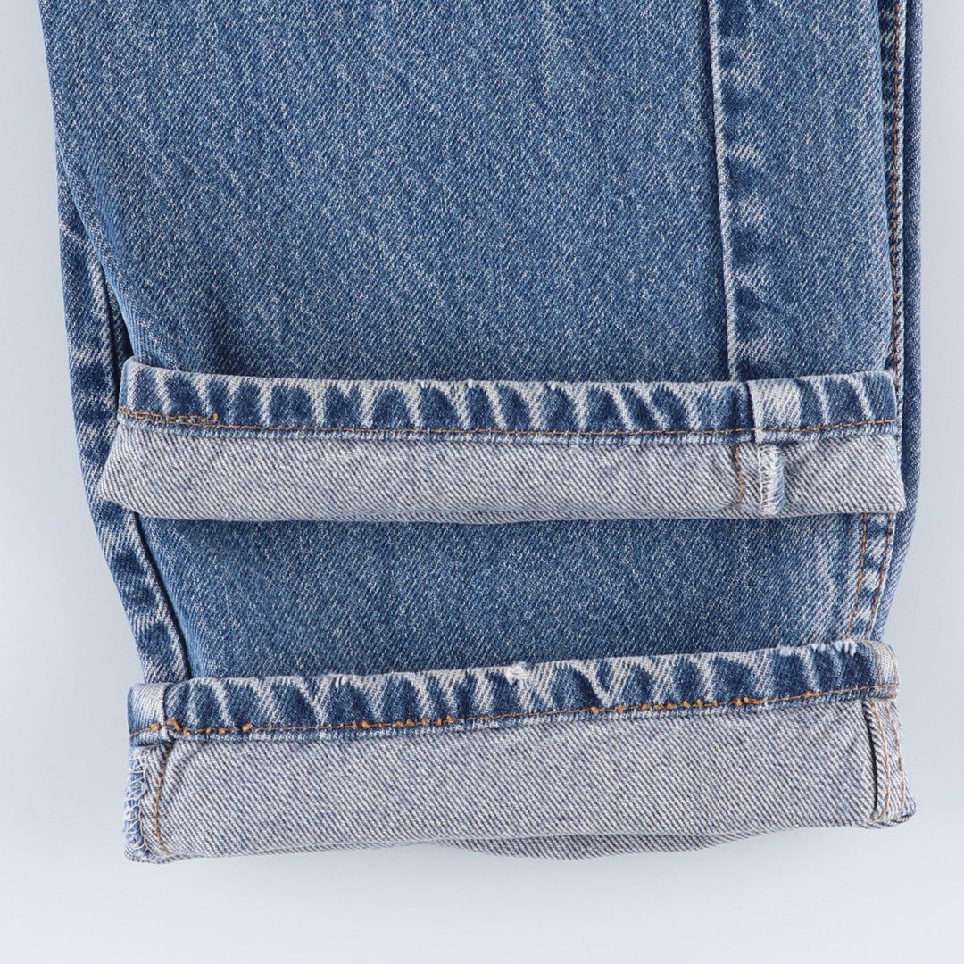 90'S Levi's 00505-0216 Regular Fit Straight Leg Tapered Denim Pants, Men's, Size 34 (Vintage) cotton blue type Vintage Second Hand