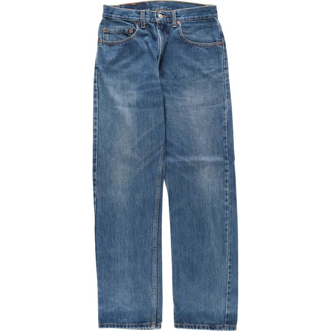 1990'S Levi's 505 Regular Fit Straight Leg Tapered Denim Pants, Made in Canada, Men's Size W30 (approx.), Vintage cotton blue type Vintage Second Hand