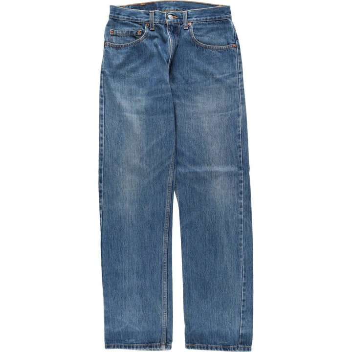 1990'S Levi's 505 Regular Fit Straight Leg Tapered Denim Pants, Made in Canada, Men's Size W30 (approx.), Vintage cotton blue type Vintage Second Hand