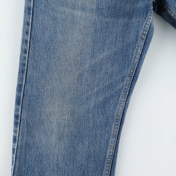1990'S Levi's 505 Regular Fit Straight Leg Tapered Denim Pants, Made in Canada, Men's Size W30 (approx.), Vintage cotton blue type Vintage Second Hand