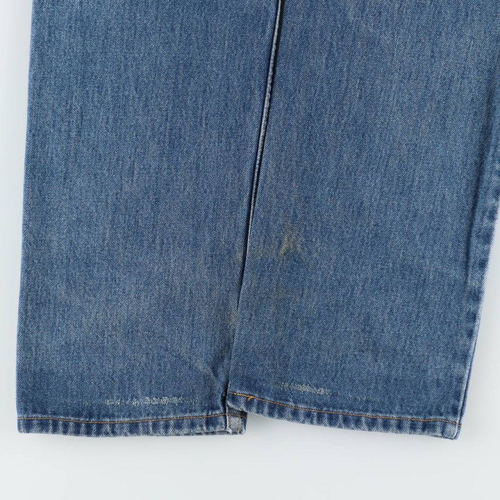 1990'S Levi's 505 Regular Fit Straight Leg Tapered Denim Pants, Made in Canada, Men's Size W30 (approx.), Vintage cotton blue type Vintage Second Hand