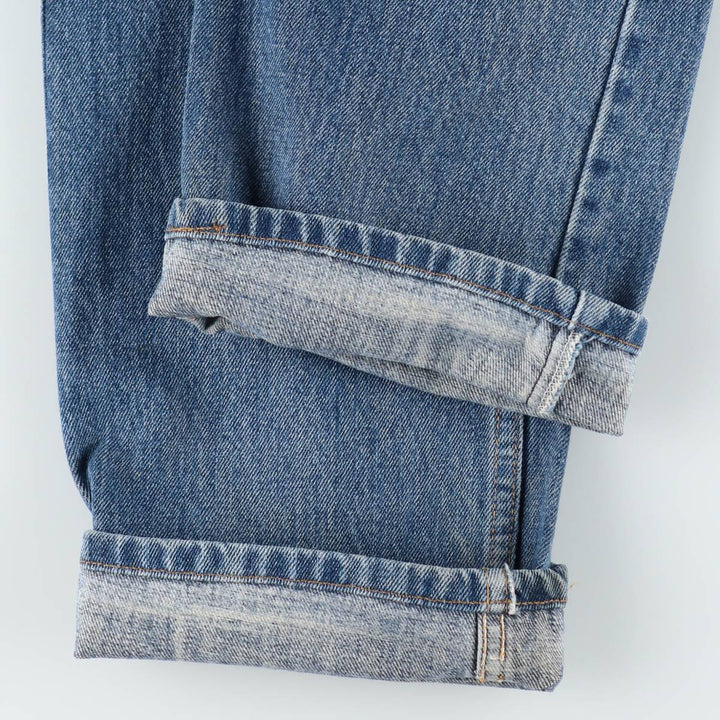 1990'S Levi's 505 Regular Fit Straight Leg Tapered Denim Pants, Made in Canada, Men's Size W30 (approx.), Vintage cotton blue type Vintage Second Hand