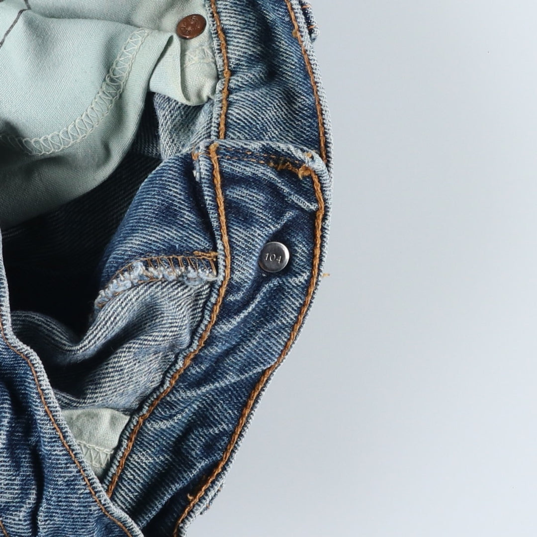 1990'S Levi's 00505-4388 Regular Fit Straight Leg Tapered Denim Pants, Men's Size W34 (approx.), Vintage cotton blue type Vintage Second Hand
