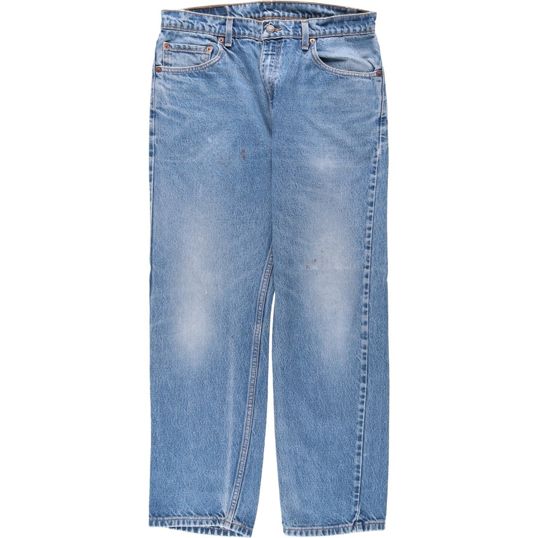 90'S Levi's 00505-0216 Regular Fit Straight Leg Tapered Denim Pants, Men's, Size 34 (Vintage) cotton blue type Vintage Second Hand