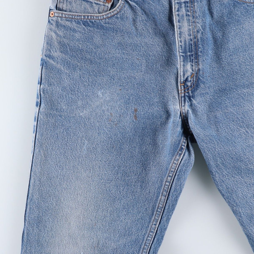 90'S Levi's 00505-0216 Regular Fit Straight Leg Tapered Denim Pants, Men's, Size 34 (Vintage) cotton blue type Vintage Second Hand