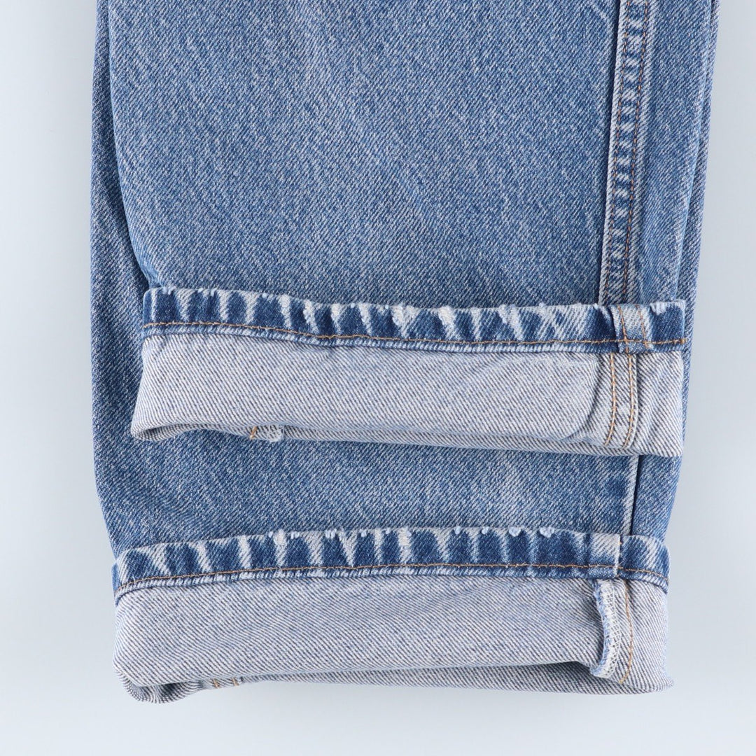90'S Levi's 00505-0216 Regular Fit Straight Leg Tapered Denim Pants, Men's, Size 34 (Vintage) cotton blue type Vintage Second Hand