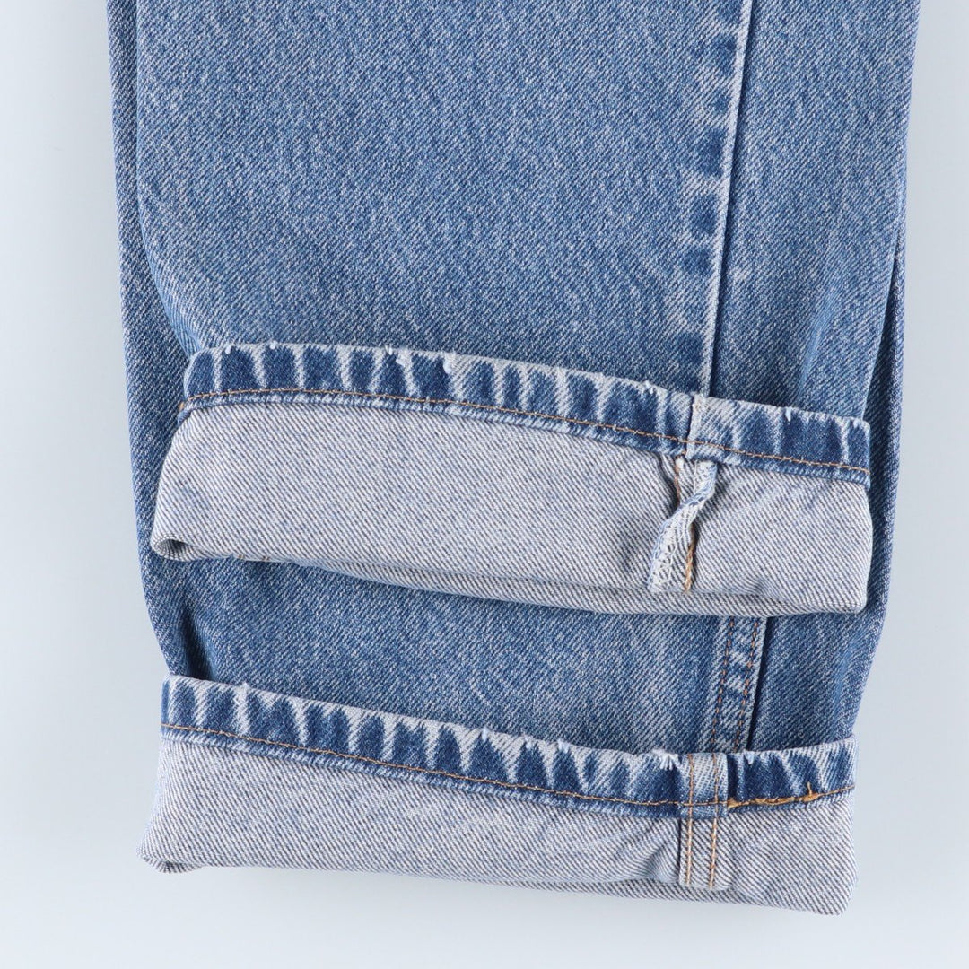 90'S Levi's 00505-0216 Regular Fit Straight Leg Tapered Denim Pants, Men's, Size 34 (Vintage) cotton blue type Vintage Second Hand
