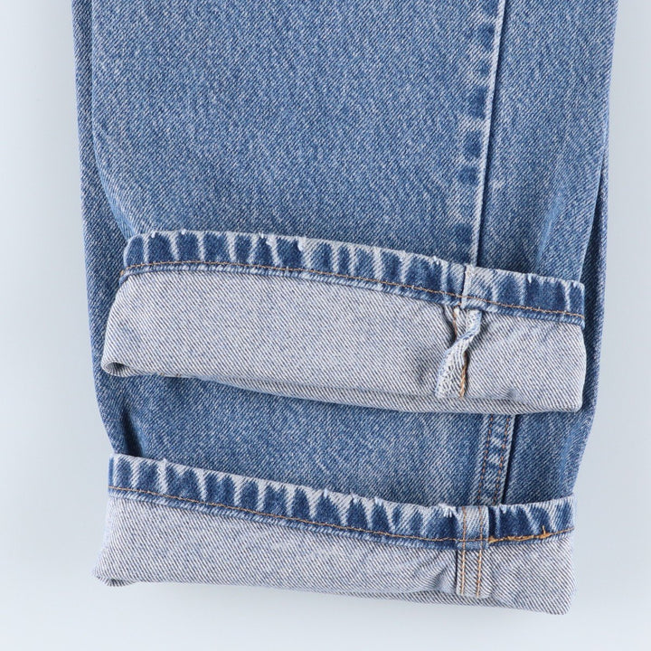 90'S Levi's 00505-0216 Regular Fit Straight Leg Tapered Denim Pants, Men's, Size 34 (Vintage) cotton blue type Vintage Second Hand