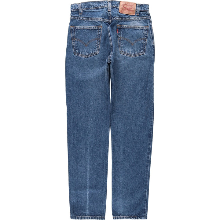 90'S Levi's 00505-0216 Regular Fit Straight Leg Tapered Denim Pants, Men's W30 equivalent, Vintage cotton blue type Vintage Second Hand