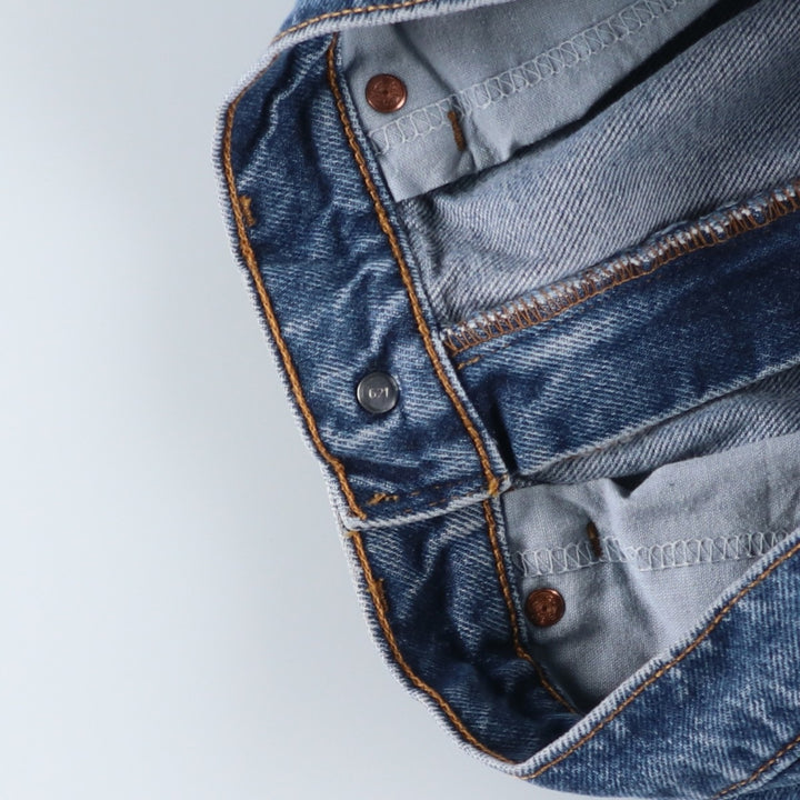 90'S Levi's 00505-0216 Regular Fit Straight Leg Tapered Denim Pants, Men's W30 equivalent, Vintage cotton blue type Vintage Second Hand