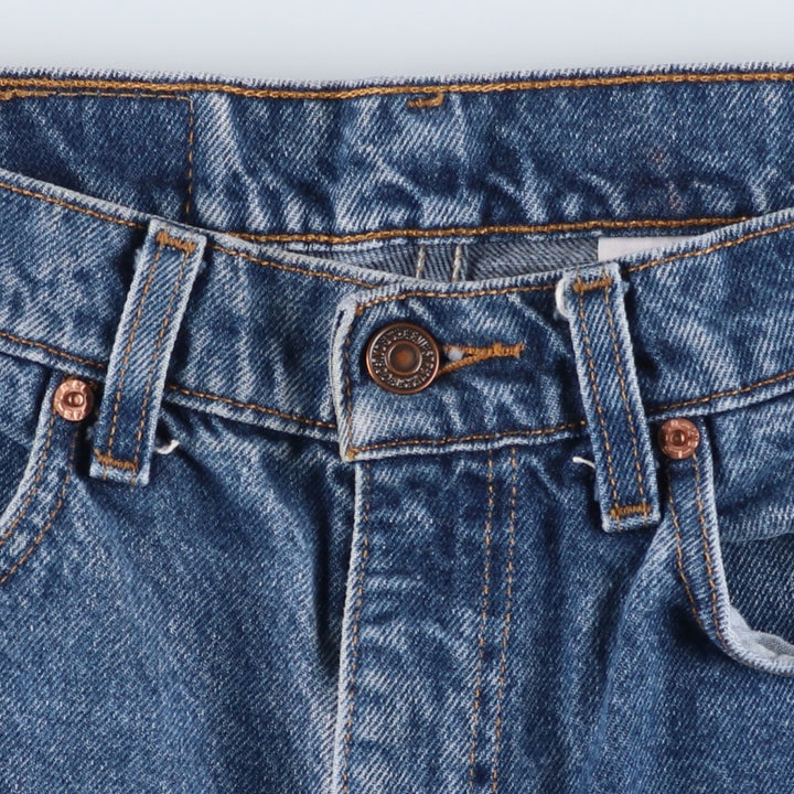 90'S Levi's 00505-0216 Regular Fit Straight Leg Tapered Denim Pants, Men's W30 equivalent, Vintage cotton blue type Vintage Second Hand