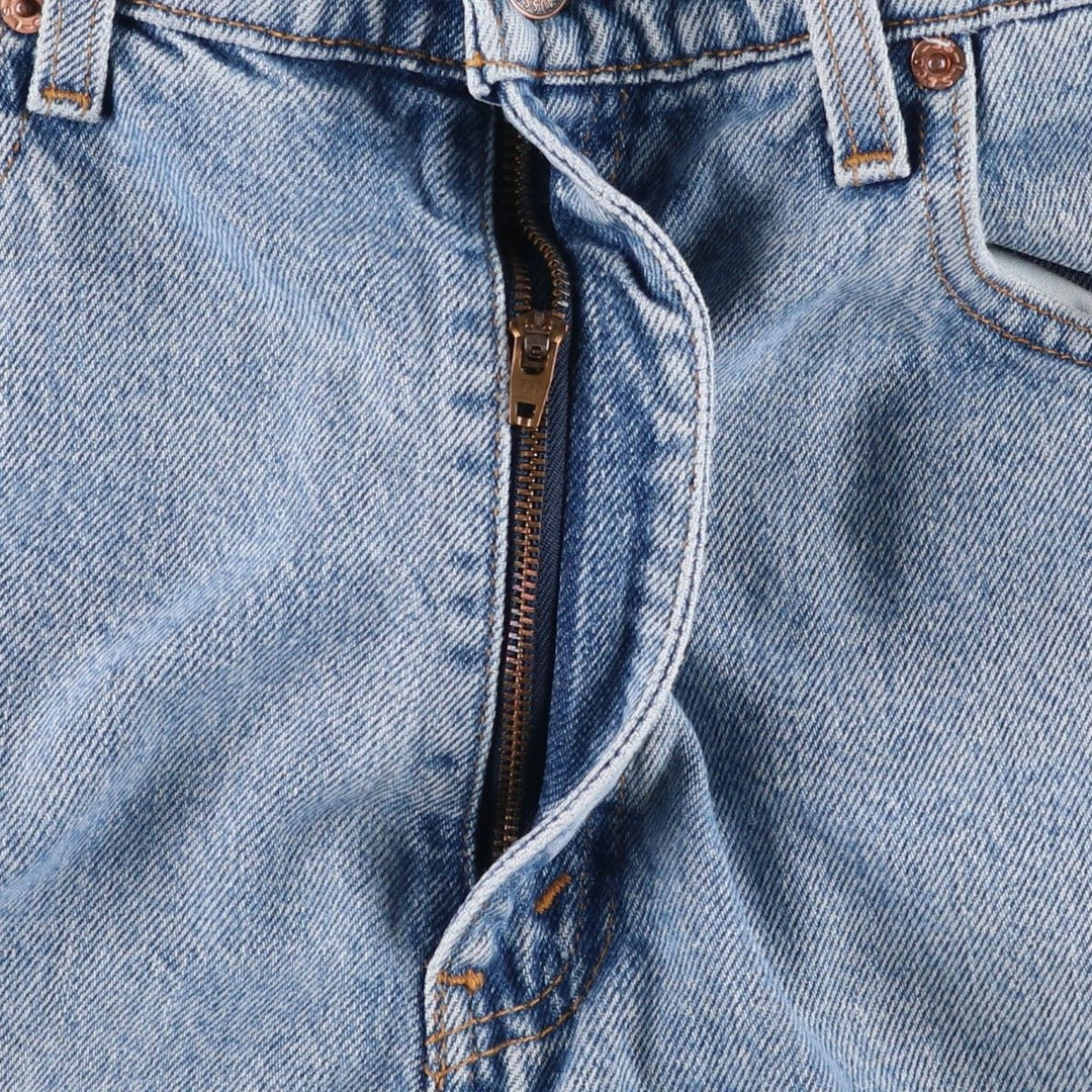 90'S Levi's 505 REGULAR FIT STRAIGHT LEG tapered denim pants for men, size W34, vintage cotton blue type Vintage Second Hand
