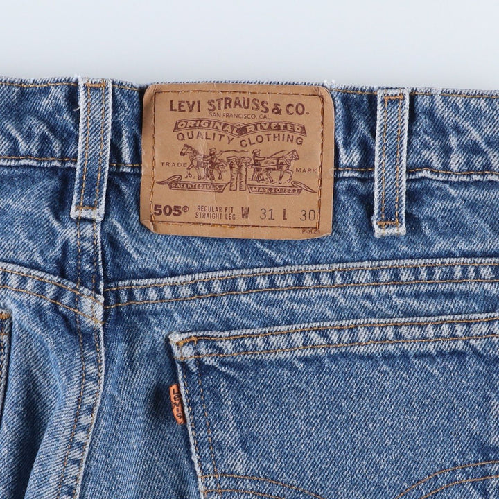 90'S Levi's 40505-0215 Regular Fit Straight Leg Orange Tab Tapered Denim Pants Men's W30 Vintage cotton blue type Vintage Second Hand