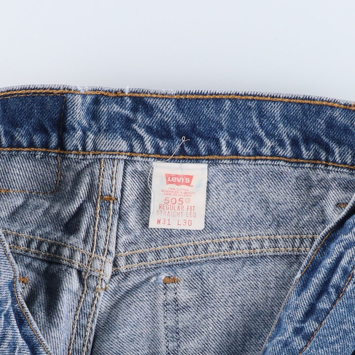 90'S Levi's 40505-0215 Regular Fit Straight Leg Orange Tab Tapered Denim Pants Men's W30 Vintage cotton blue type Vintage Second Hand