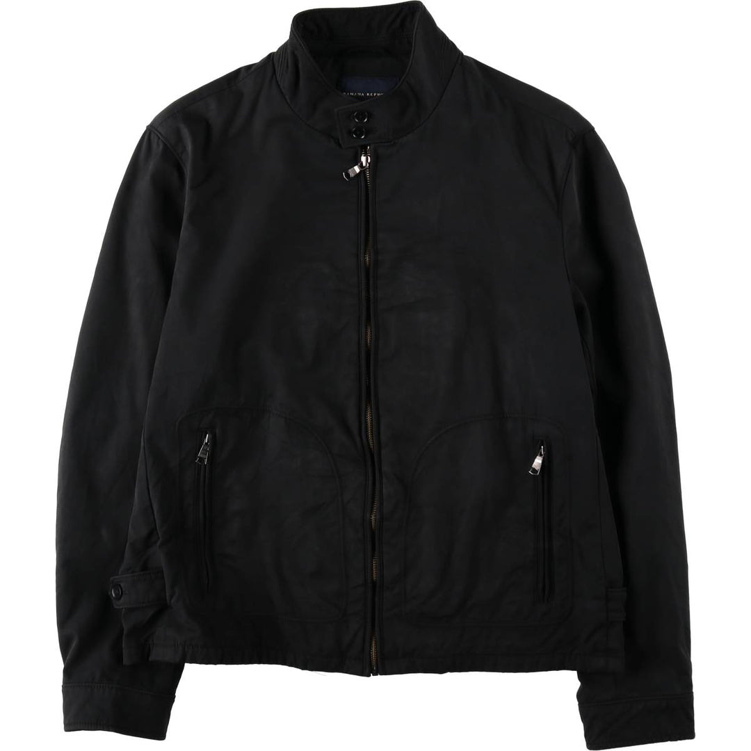 Banana Republic Harrington Jacket Swing Top (Men's Size L) Nylon black type Vintage Second Hand