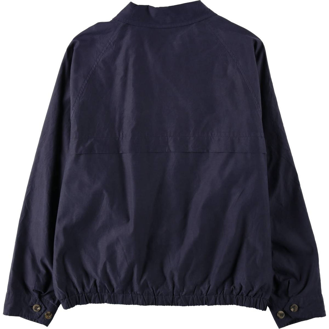 1990'S Eddie Bauer Check Pattern Liner Swing Top Sport Jacket Men's Size L (Equivalent) Vintage Nylon navy blue type Vintage Second Hand