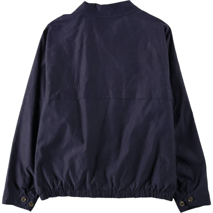 1990'S Eddie Bauer Check Pattern Liner Swing Top Sport Jacket Men's Size L (Equivalent) Vintage Nylon navy blue type Vintage Second Hand