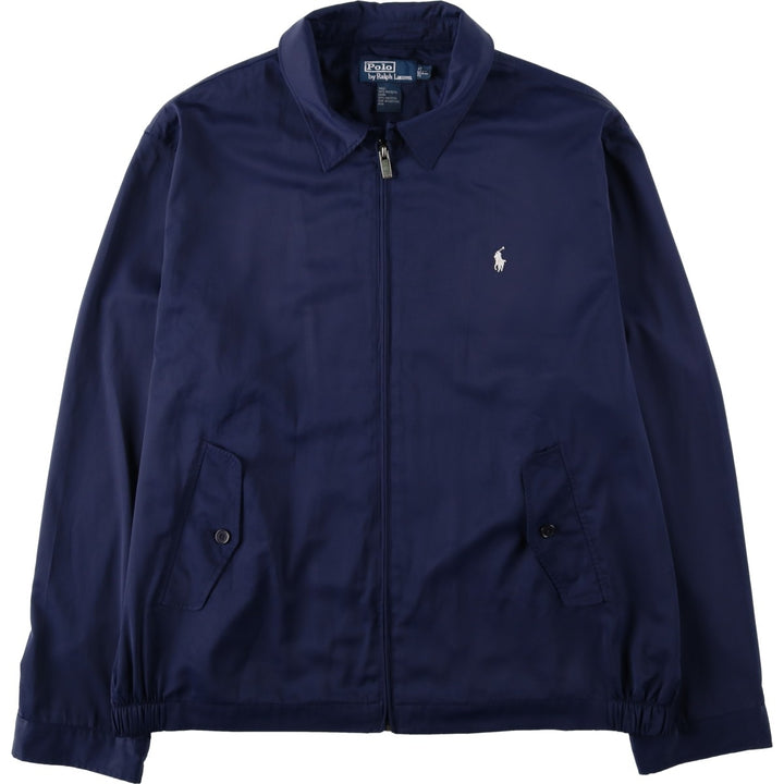 Ralph Lauren POLO by Ralph Lauren Swing Top Sports Jacket Men's XL polyester navy blue type Vintage Second Hand