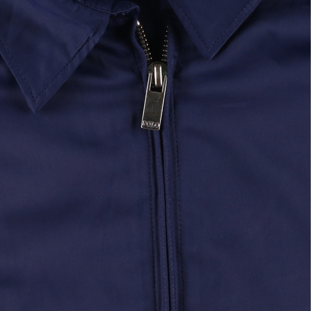 Ralph Lauren POLO by Ralph Lauren Swing Top Sports Jacket Men's XL polyester navy blue type Vintage Second Hand