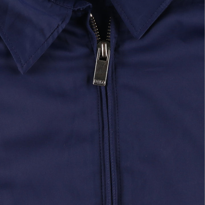 Ralph Lauren POLO by Ralph Lauren Swing Top Sports Jacket Men's XL polyester navy blue type Vintage Second Hand