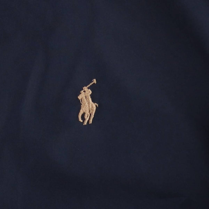 Ralph Lauren POLO RALPH LAUREN Harrington Jacket Swing Top Men's L size polyester navy blue type Vintage Second Hand