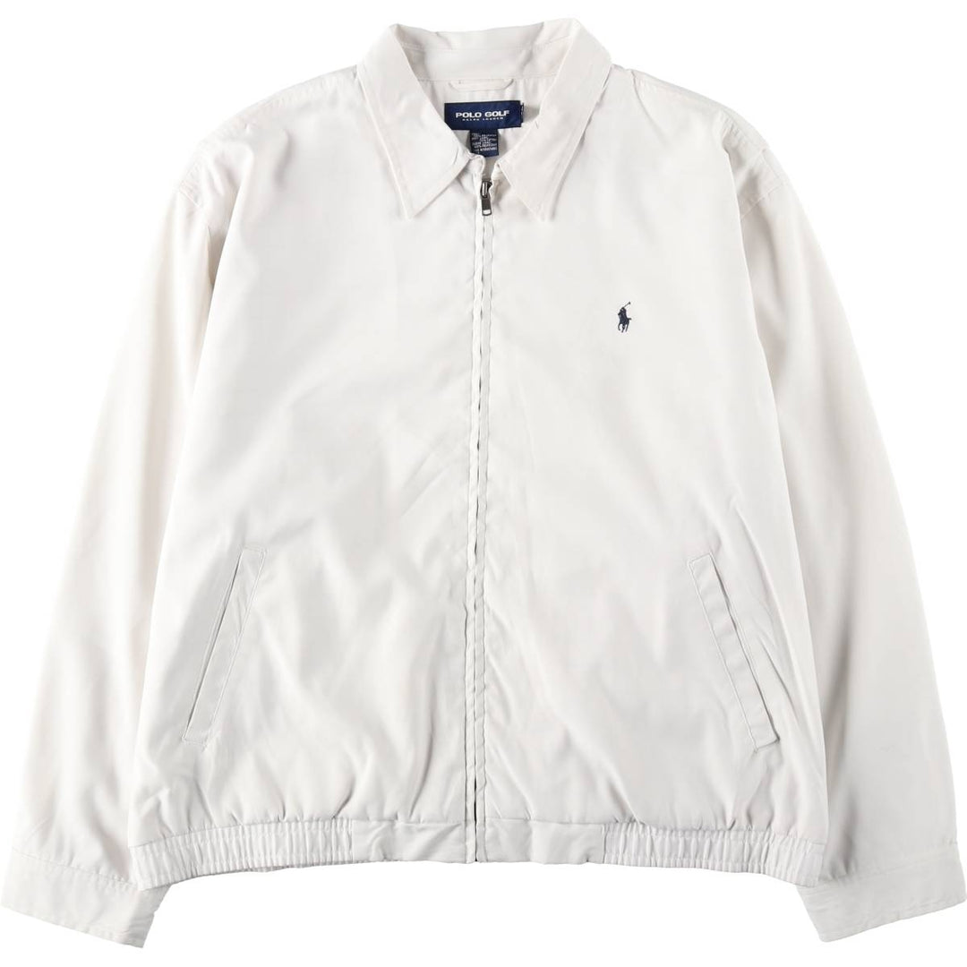 Ralph Lauren POLO GOLF Swing Top Sports Jacket Men's XL polyester white type Vintage Second Hand