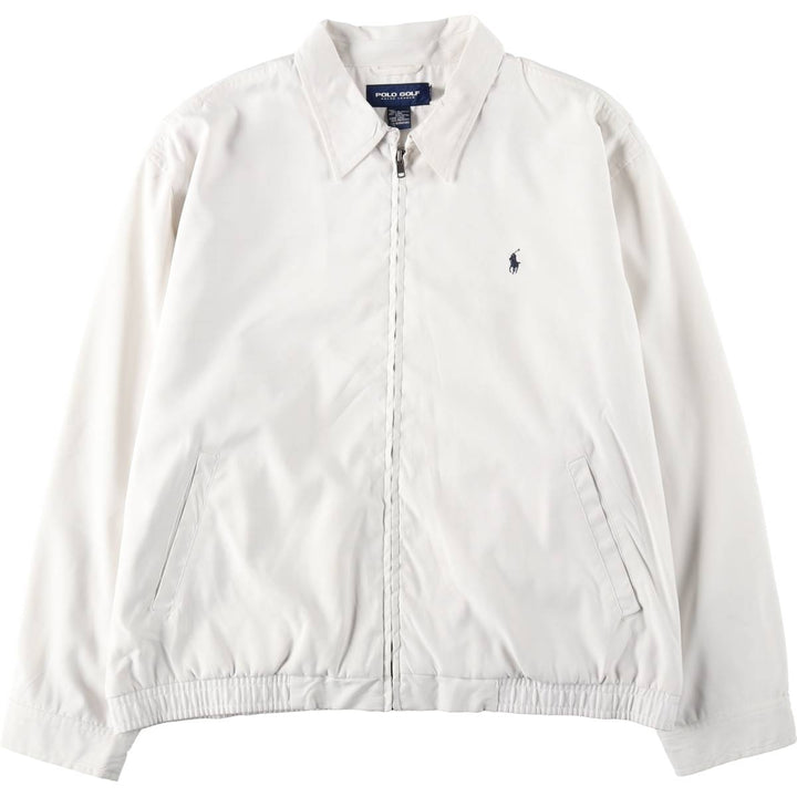Ralph Lauren POLO GOLF Swing Top Sports Jacket Men's XL polyester white type Vintage Second Hand