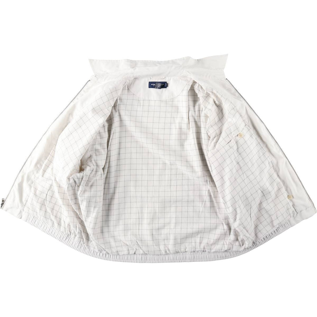 Ralph Lauren POLO GOLF Swing Top Sports Jacket Men's XL polyester white type Vintage Second Hand
