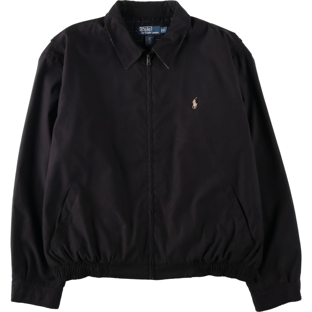 Ralph Lauren POLO by Ralph Lauren Swing Top Sports Jacket Men's XL polyester black type Vintage Second Hand