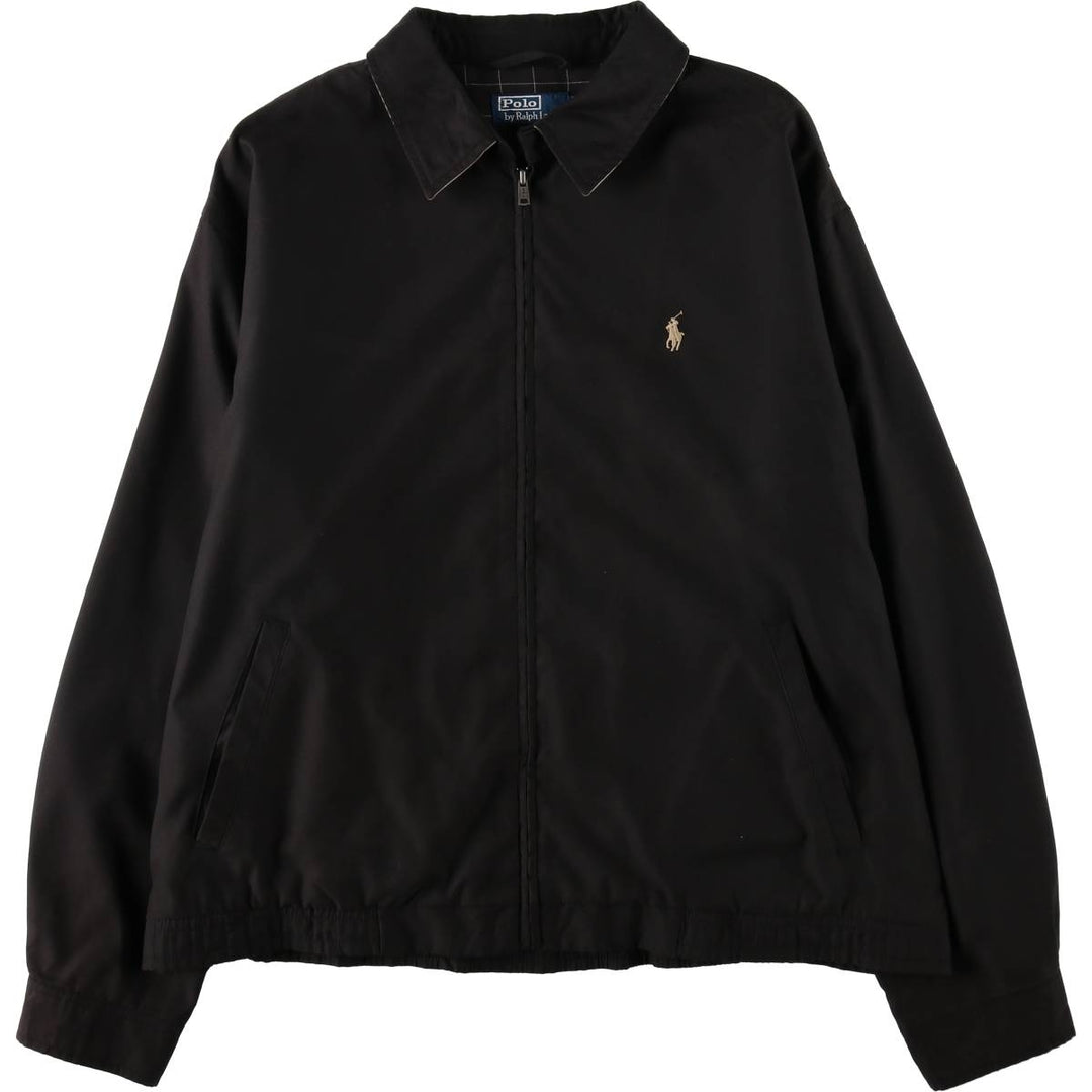 Ralph Lauren POLO by Ralph Lauren Swing Top Sports Jacket Men's XL polyester black type Vintage Second Hand