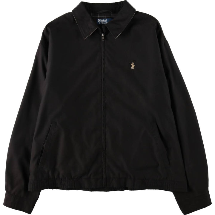 Ralph Lauren POLO by Ralph Lauren Swing Top Sports Jacket Men's XL polyester black type Vintage Second Hand