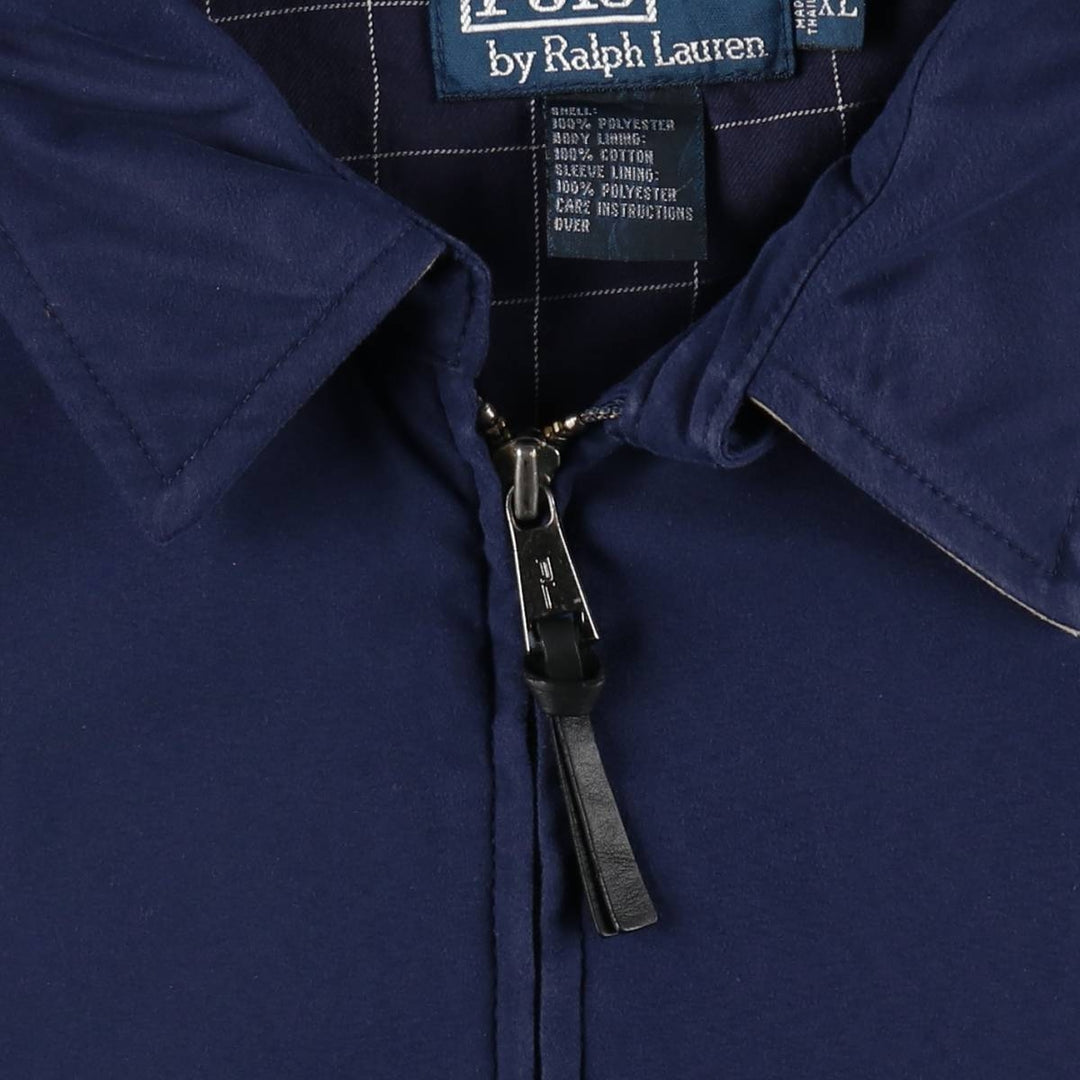 Ralph Lauren POLO by Ralph Lauren Swing Top Sports Jacket Men's XL polyester Navy blue Vintage Second Hand
