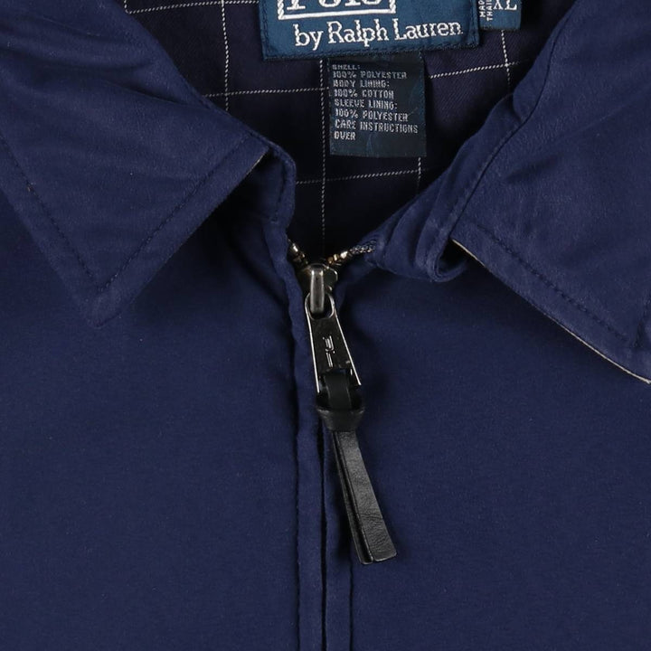 Ralph Lauren POLO by Ralph Lauren Swing Top Sports Jacket Men's XL polyester Navy blue Vintage Second Hand