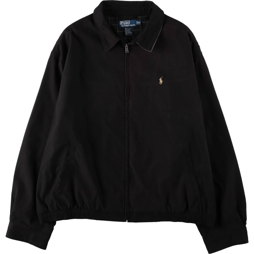 Ralph Lauren POLO by Ralph Lauren Swing Top Sports Jacket Men's XXL polyester black type Vintage Second Hand