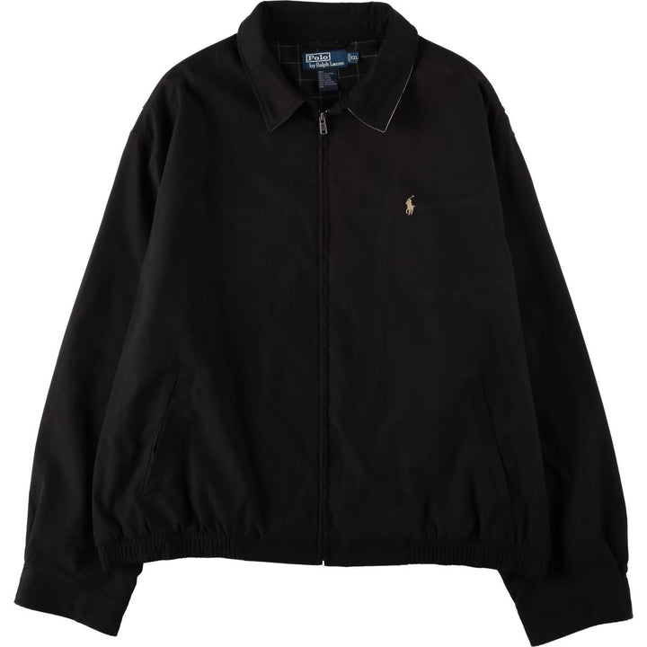 Ralph Lauren POLO by Ralph Lauren Swing Top Sports Jacket Men's XXL polyester black type Vintage Second Hand