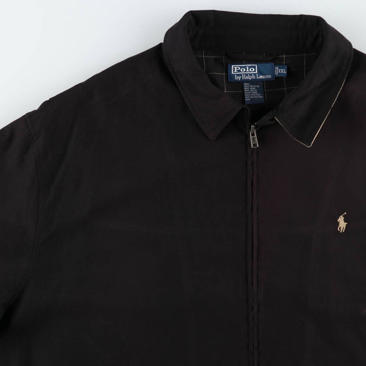 Ralph Lauren POLO by Ralph Lauren Swing Top Sports Jacket Men's XXL polyester black type Vintage Second Hand