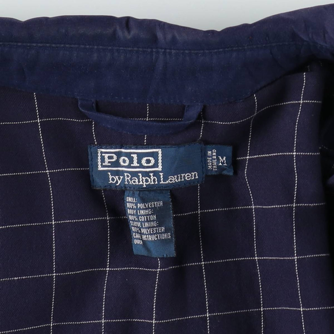Ralph Lauren POLO by Ralph Lauren Swing Top Sports Jacket Men's M polyester Navy blue Vintage Second Hand