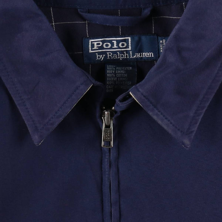 Ralph Lauren POLO by Ralph Lauren Swing Top Sports Jacket Men's M polyester Navy blue Vintage Second Hand