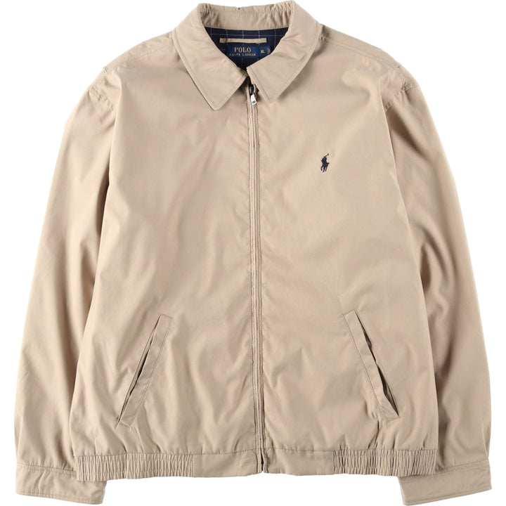Ralph Lauren POLO RALPH LAUREN Swing Top Sports Jacket Men's XL polyester Beige type Vintage Second Hand